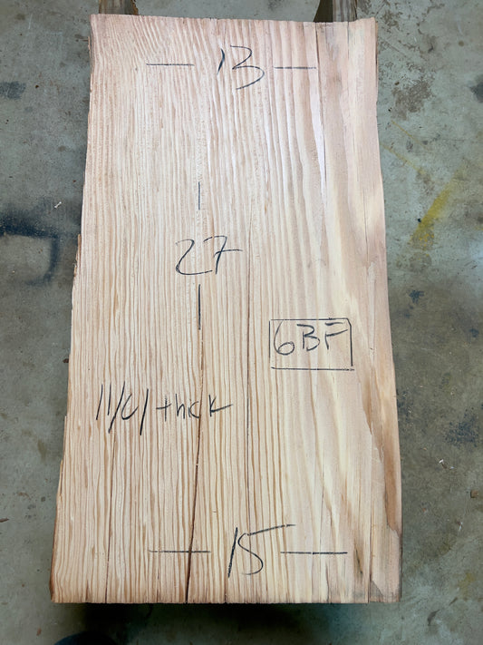 Old growth douglas fir slab 14x27 salvaged from Exploratorium