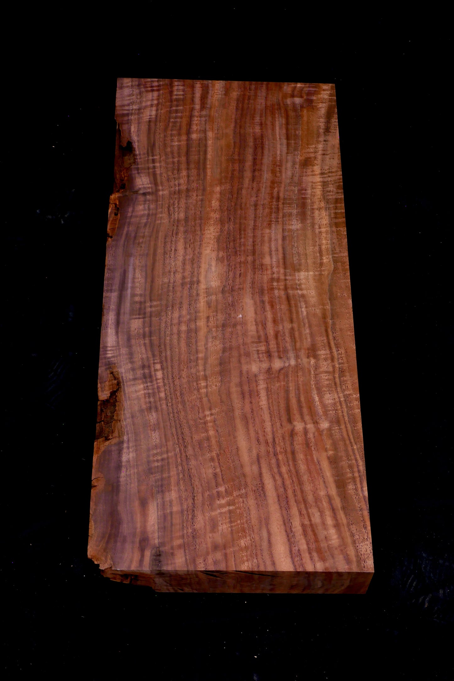 Figured walnut guitar billet, quarter sawn 24" x 10" x 2"