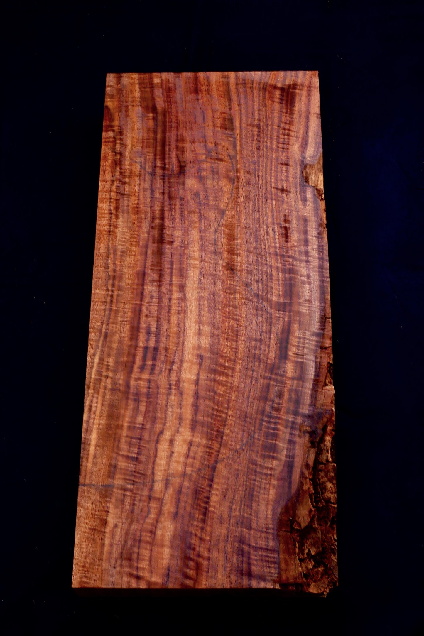 Figured walnut guitar billet, quarter sawn 24" x 10" x 2"