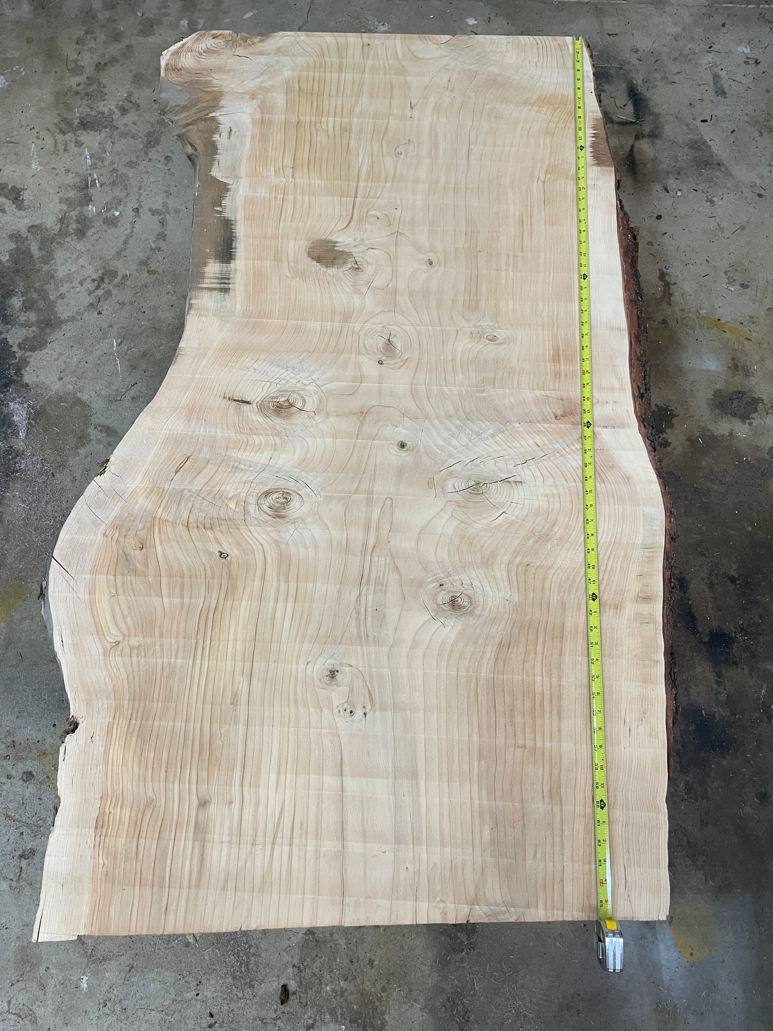 2 Pine Live Edge Slabs - Homestead Timbers